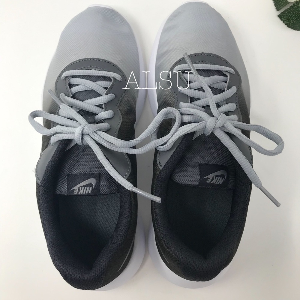 NWT Nike Tanjun Print GS Oil Grey W AUTHENTIC - Picture 6 of 8